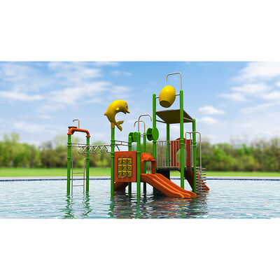  Kids Aqua Play Structure for Kindergarten Durabel Material Park Playground Water Slides