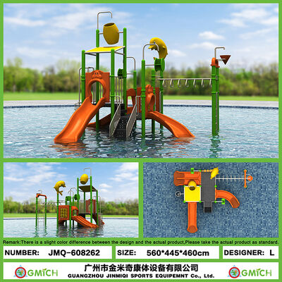  Kids Aqua Play Structure for Kindergarten Durabel Material Park Playground Water Slides