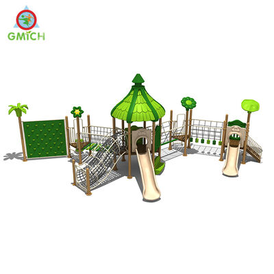 Outdoor Rope Climbing Play Equipment Safe and Durable Material Park Slides Sets for Sale