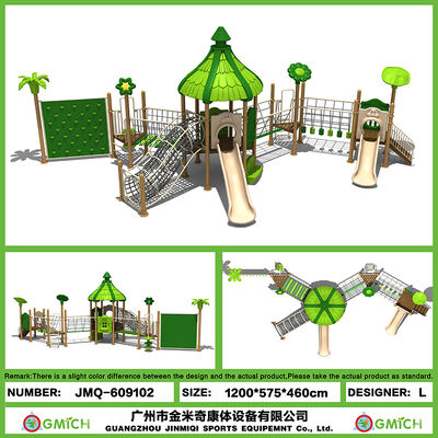 Outdoor Rope Climbing Play Equipment Safe and Durable Material Park Slides Sets for Sale
