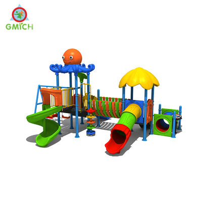 Children Colorful Theme Park Game Play House Leisure Area Amusement Slides Sets 