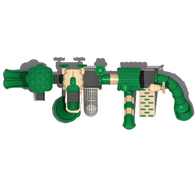 Outdoor Children Playground Game Play Toys Durable Plastic Slides Sets for Themed Parks
