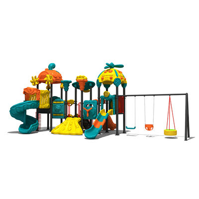 Children Play Park Project Outdoor Public Open Community Park Fun Playground Slide and Swing Sets
