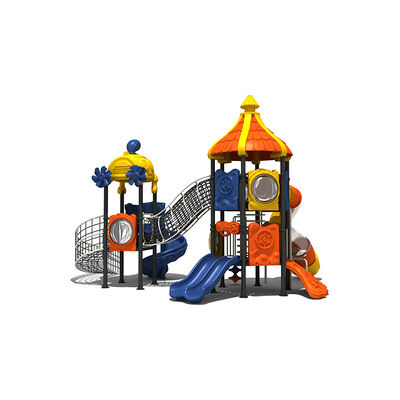 Children Theme Amsuemet City Outdoor Game Playground Steel & Plastic Slides School Residential Use
