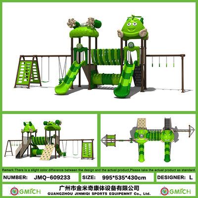 Custom Park Playground New Desing Outdoor Play Equipment Multi-functuon Plastic Slides Sets